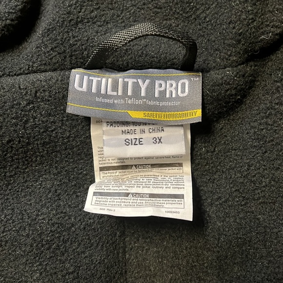 Men’s 3X reflective work jacket by Utility Pro. - Picture 2 of 7